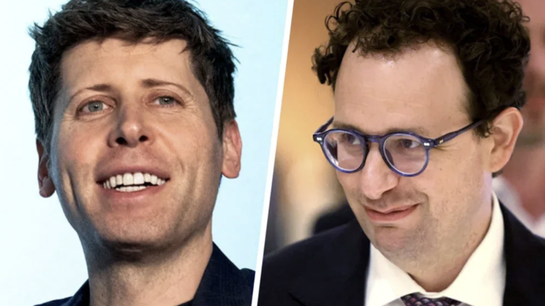 Sam Altman, CEO of OpenAI; Dario Amodei, CEO of Anthropic